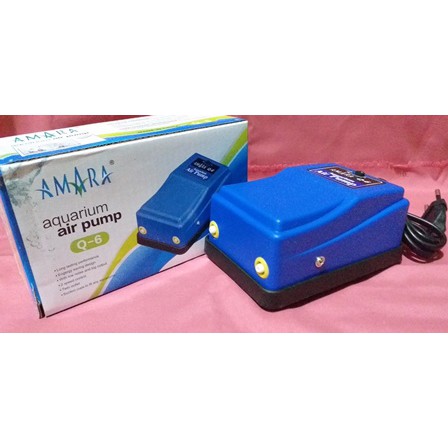 AMARA Q-6 AQUARIUM AIR PUMP