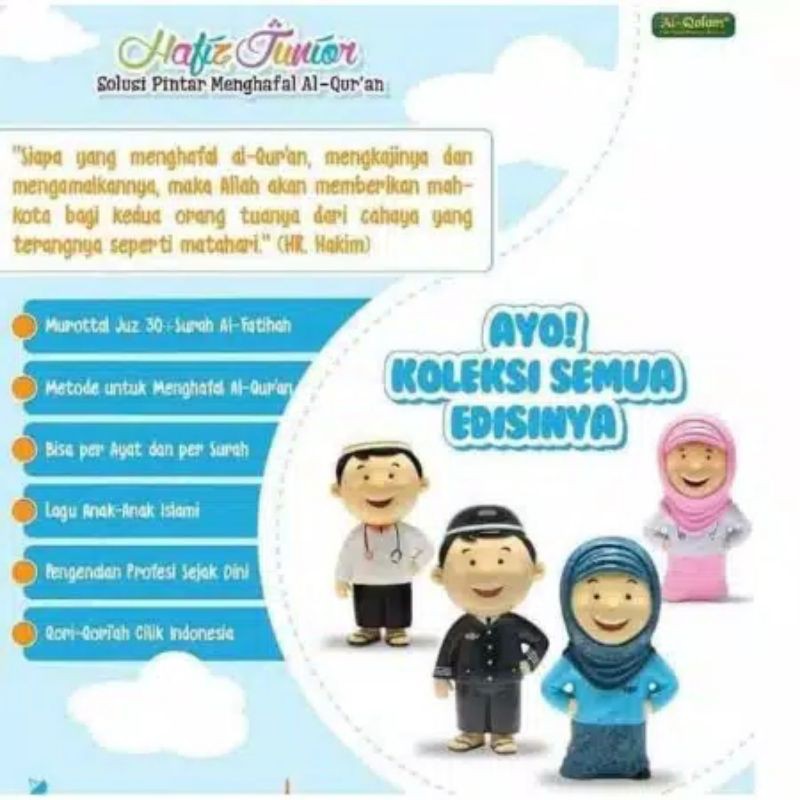 HAFIZ JUNIOR BONEKA TALKINGDOLL JUNIOR MUROTTAL 30 JUZ VERSI 1.0