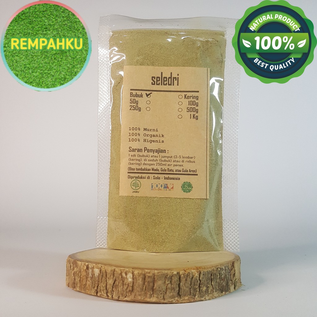 

SELEDRI BUBUK 1000 GRAM / 1 KG - Apium Graveolens - MURNI - JSR