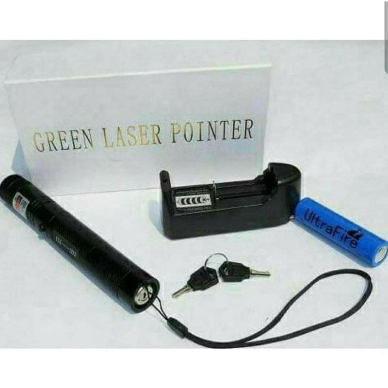 Laser Pointer 303 Jarak Jauh 8000m Green Lampu Hijau Pointer 303 Lonh Distance