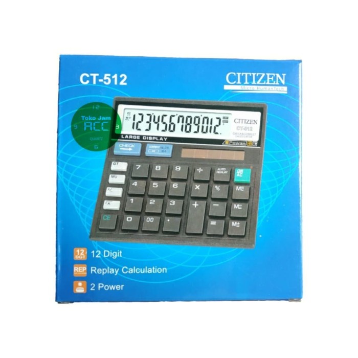 

CODE458 Kalkulator Citizen CT-512