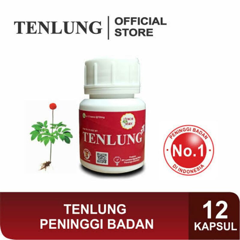 TENLUNG PENINGGI BADAN (TENLUNG TT) KECIL ISI 12 KAPSUL