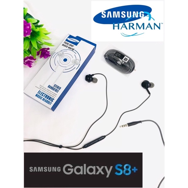 GROSIR HANDSFREE SAMSUNG AKG S8+ JACK 3.5MM BEST EARPHONE PREMIUM PACK PANJANG