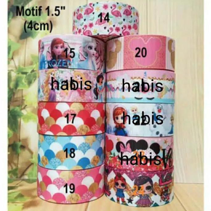 

Pita Grosgrain Motif 1.5" (4Cm) Frozen - Scale - Mickey Mouse