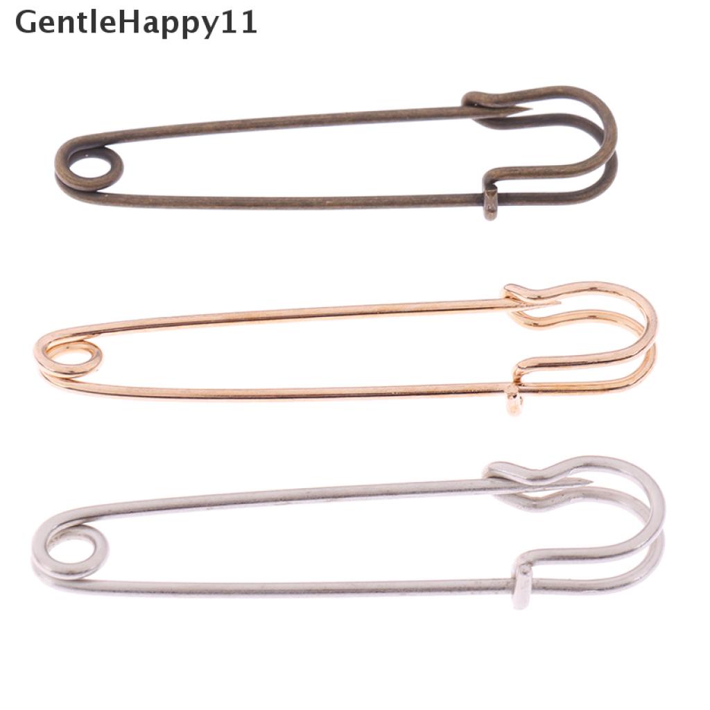 Gentlehappy 12pcs Peniti Ukuran Besar Bahan Stainless Steel Untuk Kerajinan Tangan