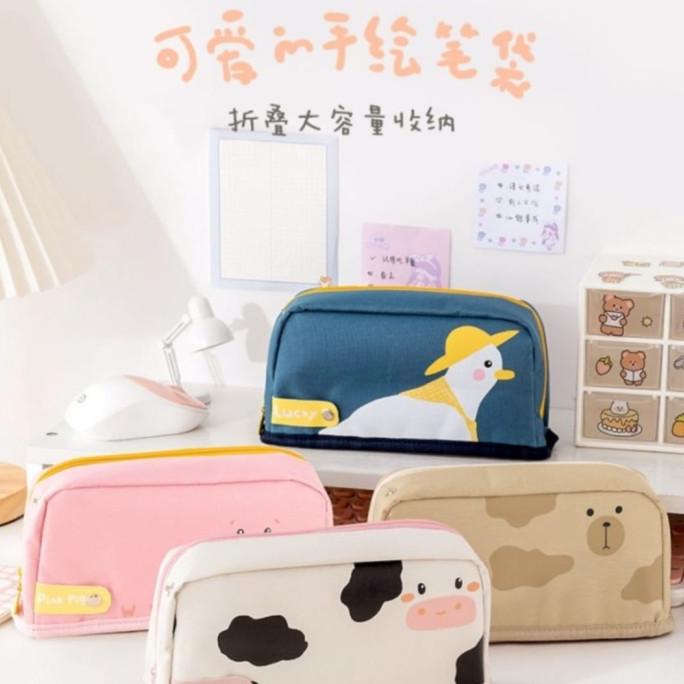 

BAYAR DITEMPAT Tempat Pensil model Pouch Animal Series Import/TEMPAT PENSIL AESTHETIC/TEMPAT PENSIL ANAK PEREMPUAN/TEMPAT PENSIL LUCU/TEMPAT PENSIL 3D/TEMPAT PENSIL TRANSPARAN/TEMPAT PENSIL LUCU/TEMPAT PENSIL KOREA/TEMPAT PENSIL KAIN/TEMPAT PENSIL