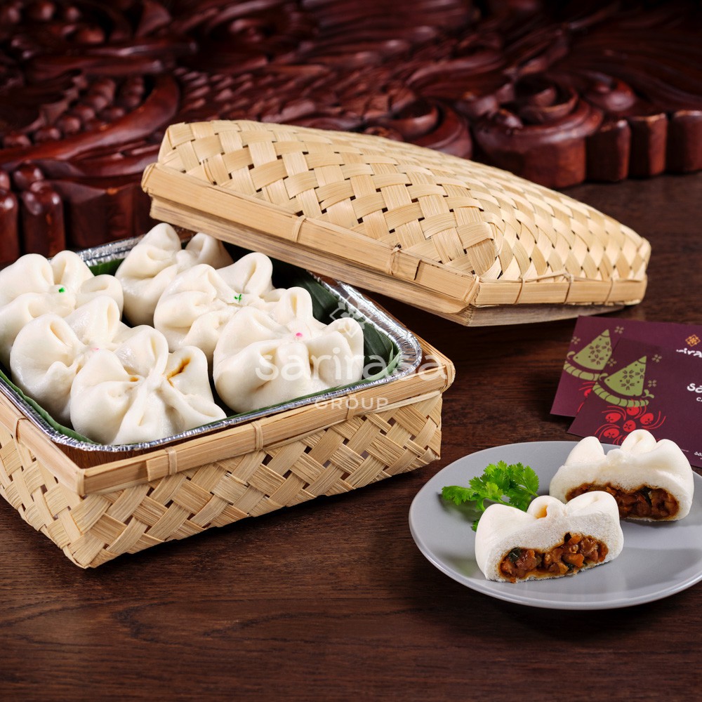 

Foodiesia Hantaran Bakpao Besek Isi Ayam Kecap / Sapi Madu / Kacang Merah