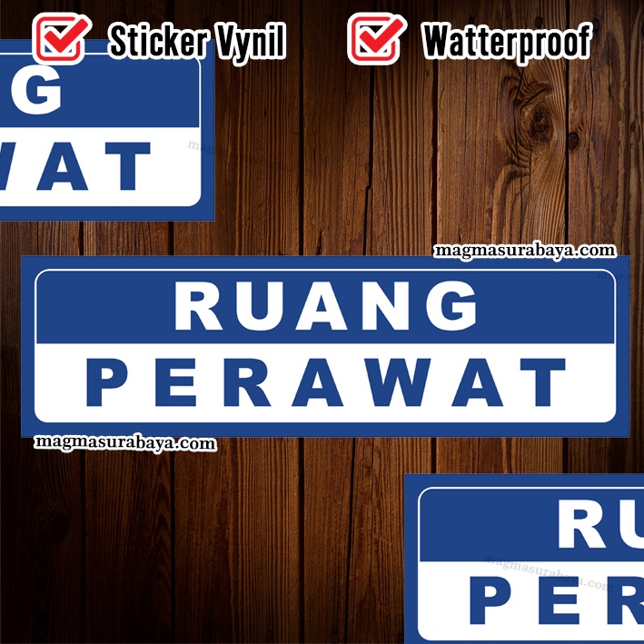 

Stiker Ruang Perawat magma surabaya label
