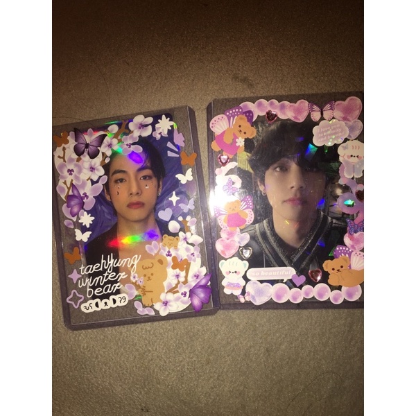 Photocard Taehyung Route dan Clue Official