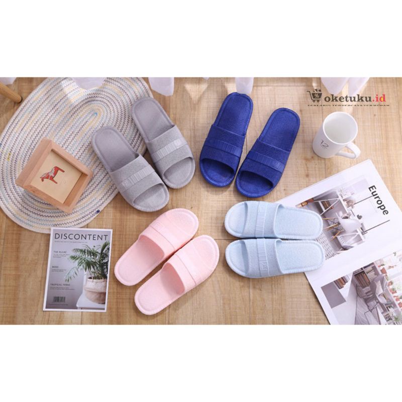 Terlaris  Sandal Kamar Mandi - Sandal Rumah Indoor Outdoor Karet Model Ponyam Slipper Anti Slip