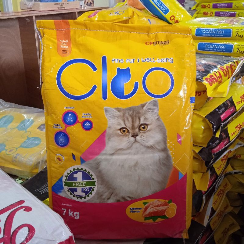 PROMO Cleo Adult Catfood Makanan Kucing Dewasa 7kg - Cleo Salmon 7kg