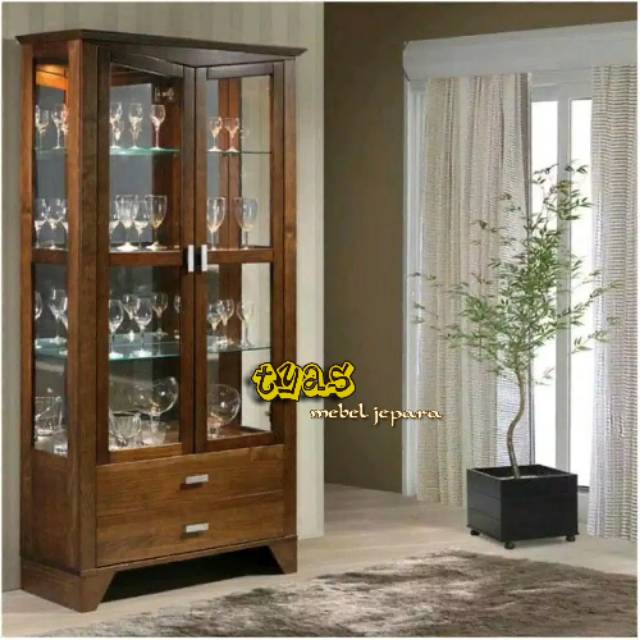 lemari pajangan minimalis,mebel jepara,furniture