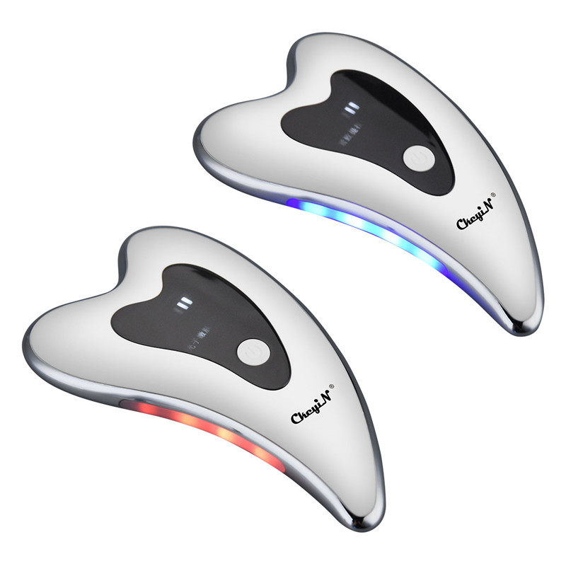 

CkeyiN Facial Lifting Tool Vibration Heating Beauty Instrument Photon Rejuvenation Tool for Face Slimming and Firming