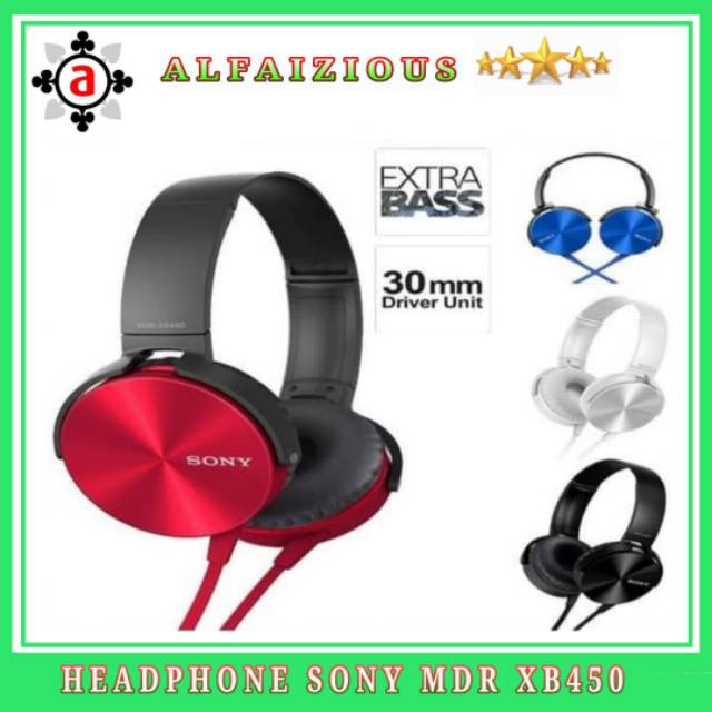 Headphone Bando Sony MDR XB450