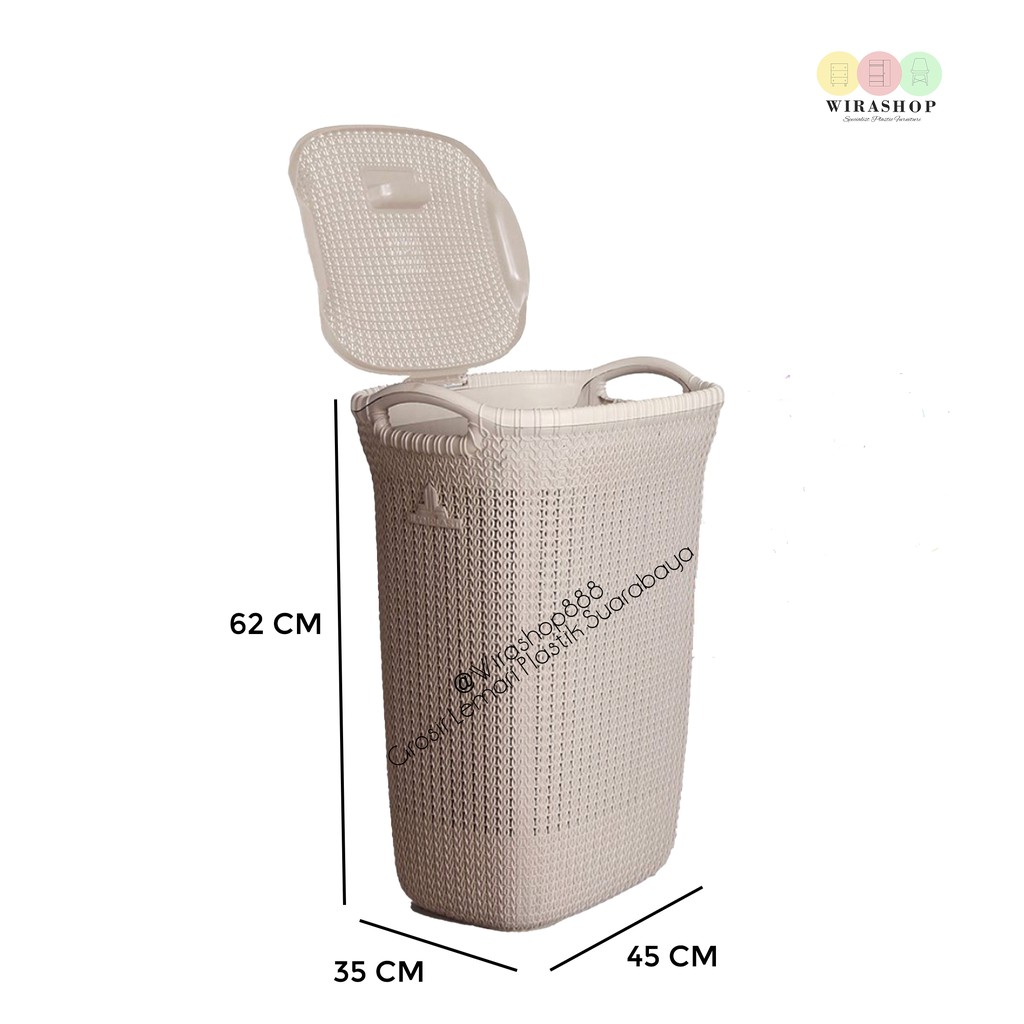 Olymplast Laundry Basket LINK INSTAN (OLB) / Tabitha Keranjang Baju Kotor TLB