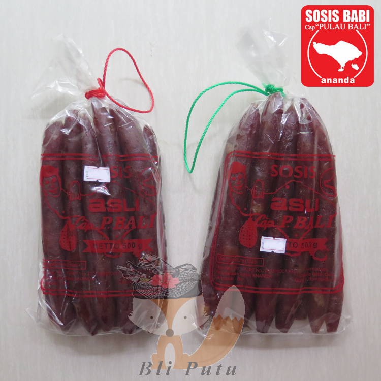 

Sosis Babi Lapchiong Original Ananda Cap Pulau Bali - 500gr