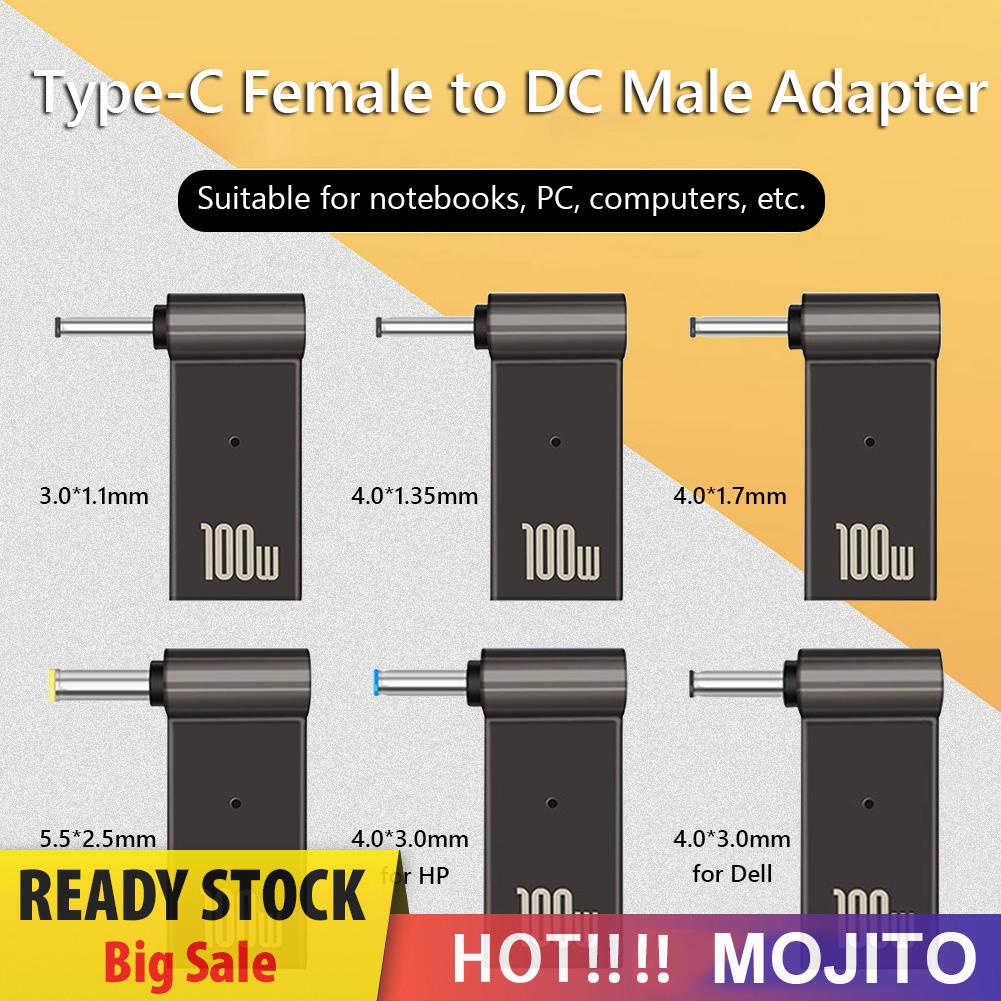 Pd Adapter Power Tipe-C Female Ke Dc Male 100w Untuk Laptop