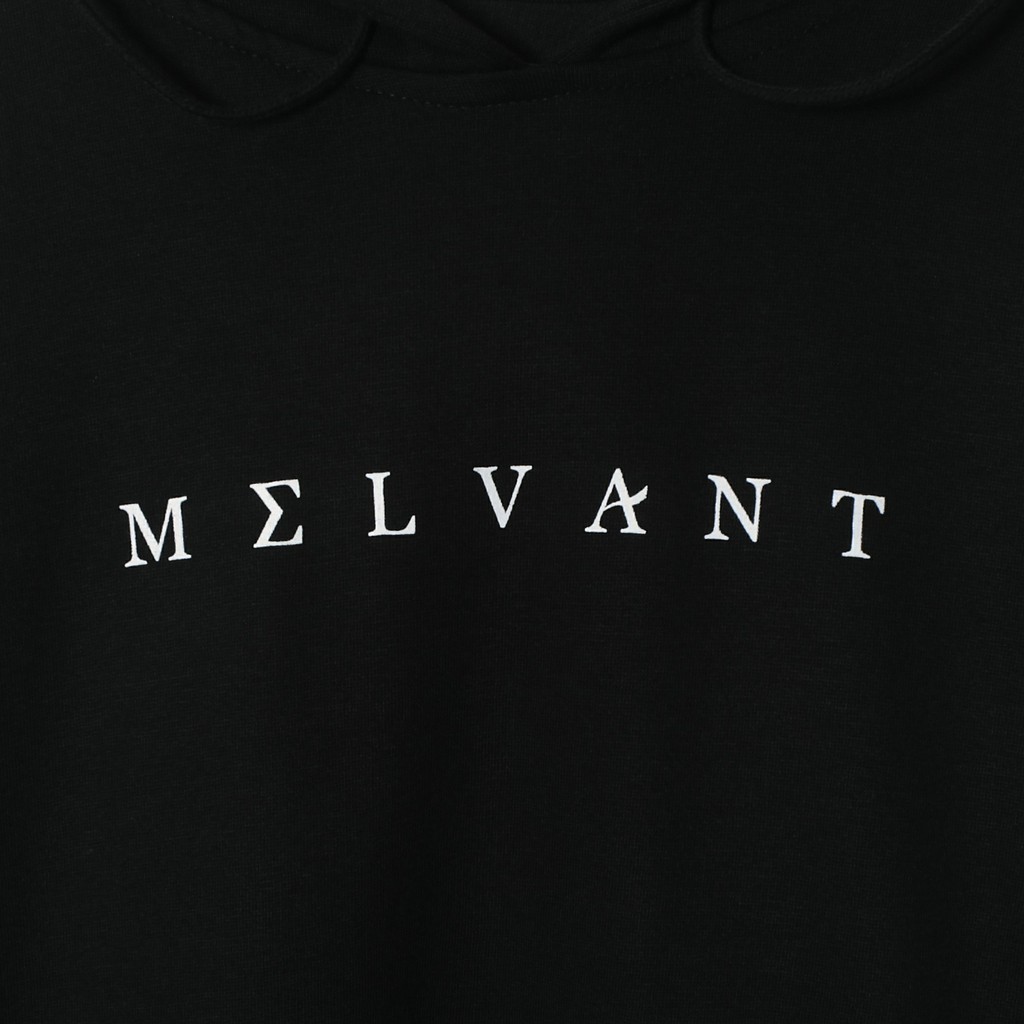 Melvant - MHD Pat Black Pullover Hoodie | Jaket Hitam Pria Keren / Hoodie Bahan Fleece
