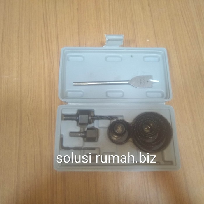 HOLESAW KAYU 13PCS MATABOR LUBANG HOLE SAW MATA BOR 19-64MM