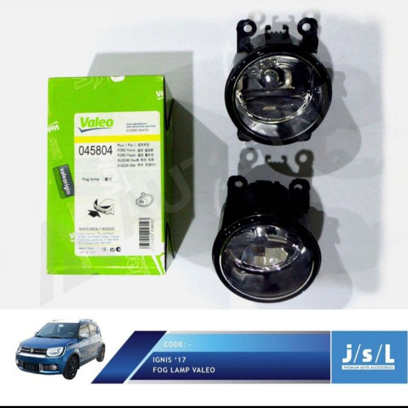 foglamp Suzuki Ignis full set original valeo lampu kabut ignis