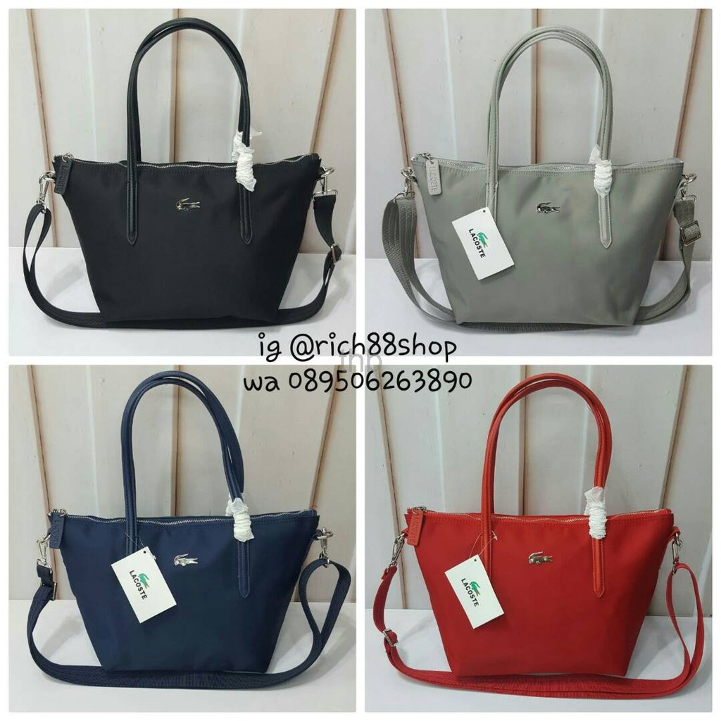 Tas Cantik Hand bag Lacoste New Import premium quality
