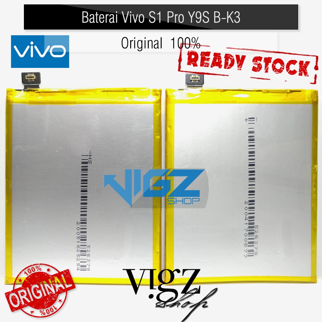 Baterai Batre Batrai Vivo S1 S1 Pro Y9S B-K3 BK3 Original 100% batere batre batrai battery