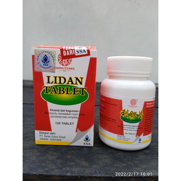 Lindan Tablet - obat herbal batu empedu