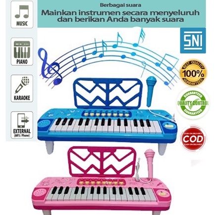 Mainan anak perempuan laki laki edukasi anak 3 tahun Piano