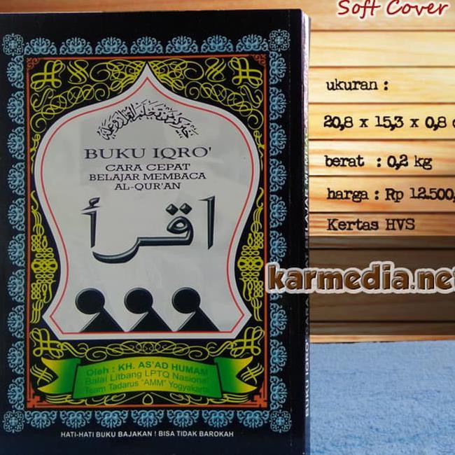 

BUKU IQRO BESAR 20 X 15CM KERTAS HVS ORIGINAL KODE 236