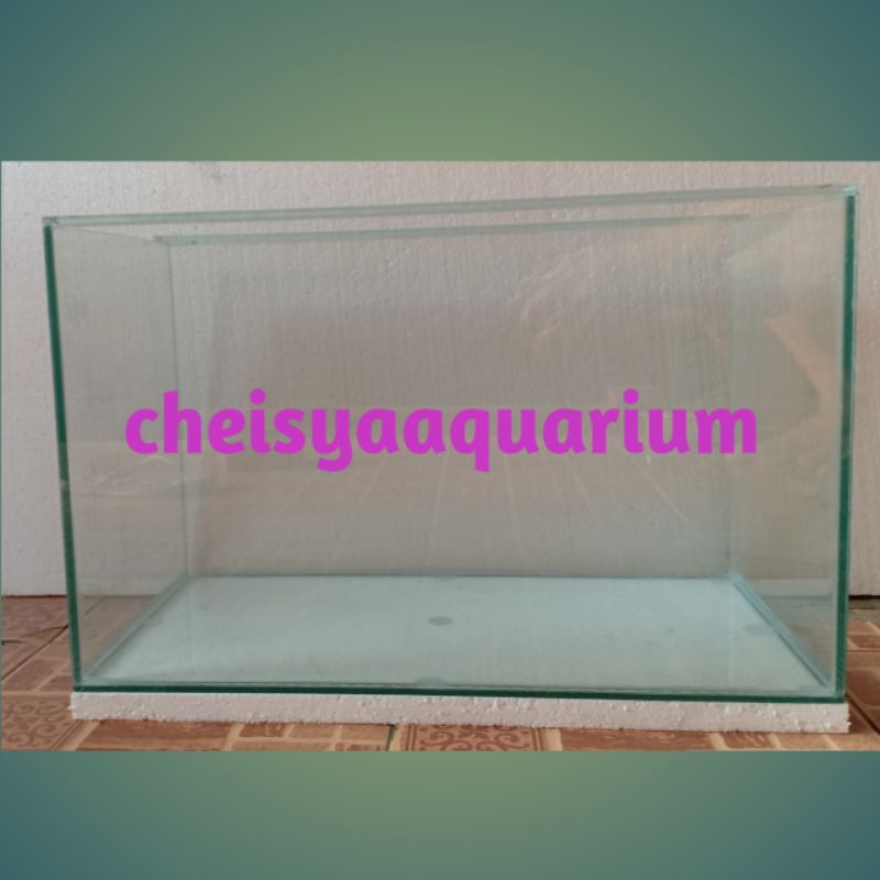 aquarium kaca aquascape ukuran 50x30x35