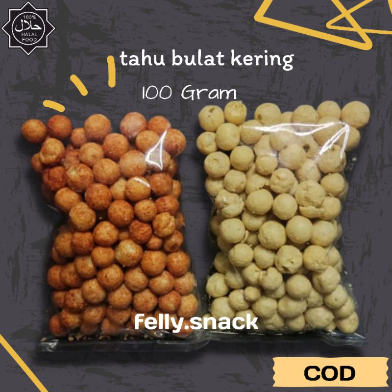 

tahu bulat kering netto 100 Gram