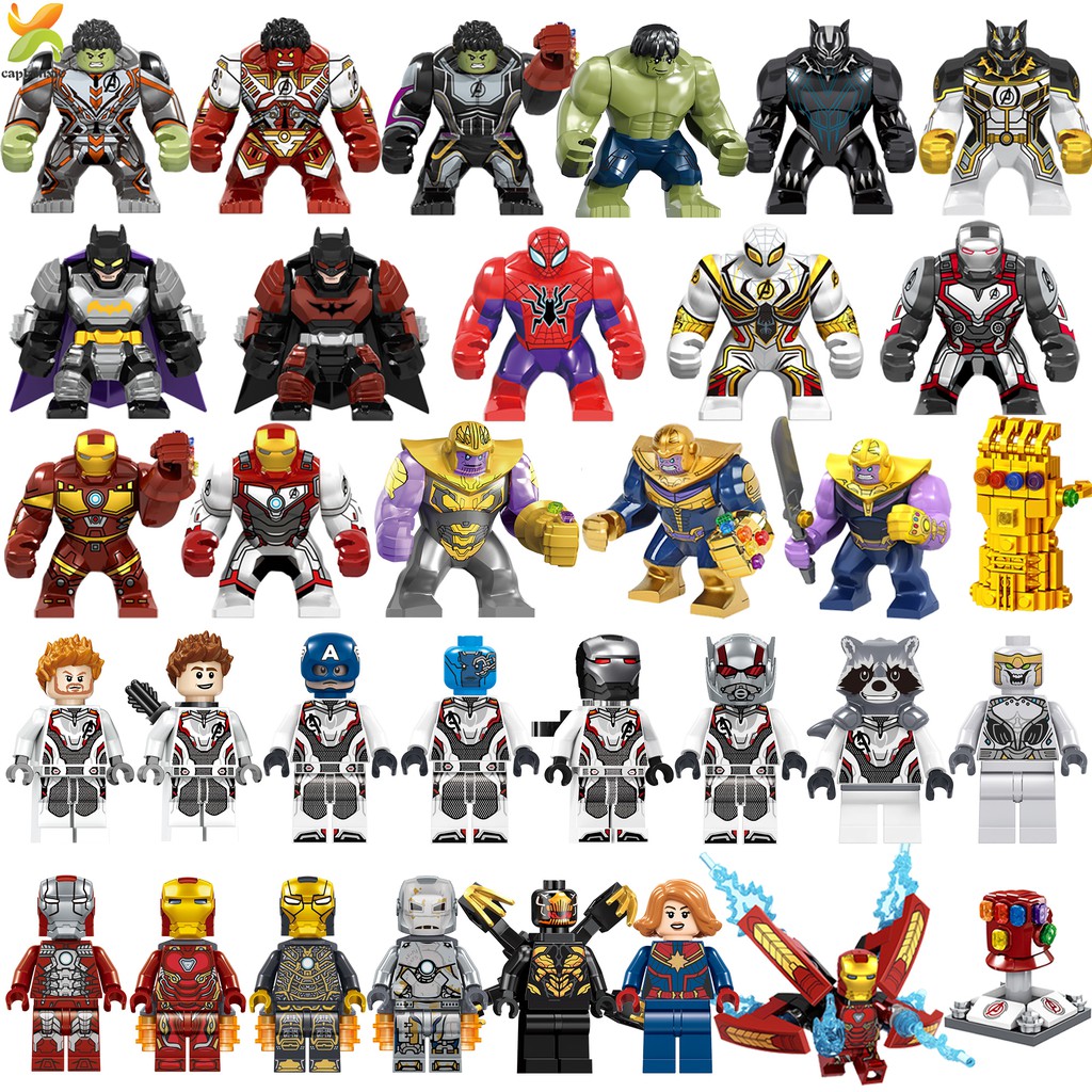 Mainan Lego Avengers Endgame Marvel Super Hero Captain War Machine Compatible Legoed Hulk Thanos