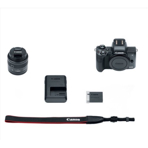 Canon EOS M50 Mirrorless Digital Camera With Lens 15-45mm Original