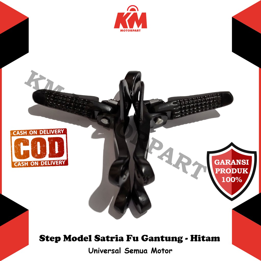 Pijakan Kaki Motor FootStep Gantung Model Fu Foot Step Belakang Power Fu Sepasang Universal Motor