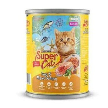 Makanan Kucing Basah / Cat Food SUPERCAT all varian 400 Gram