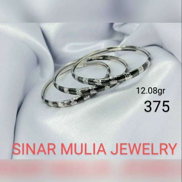 GELANG KERONCONG EMAS ASLI VARIASI EMAS HITAM BAGUS