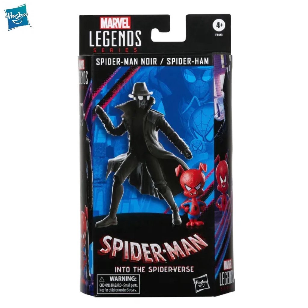 MARVEL Legends Series 60th Anniversary SpiderMan Into SpiderVerse SpiderMan Noir dan SpiderHam 2-Pac