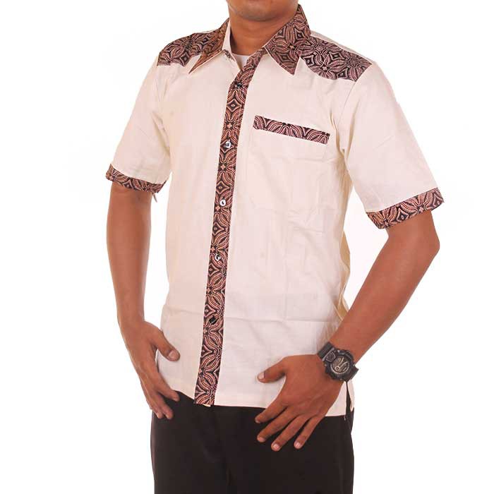 Kemeja Batik Kombinasi Andre