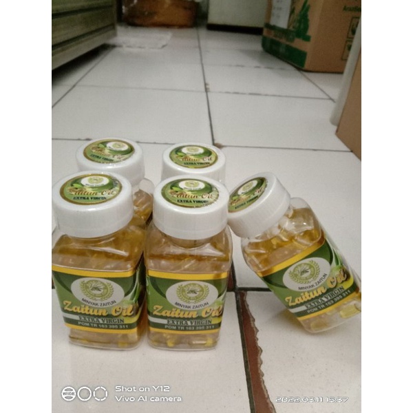 

Kapsul Zaitun"Zaitun OIL Ekstra Virgin 100Kp"Produksi CV.Fotosintesis