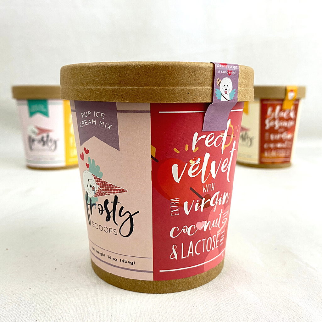 

FROSTYScoop Homemade Ice cream RED VELVET Flavor 454gr