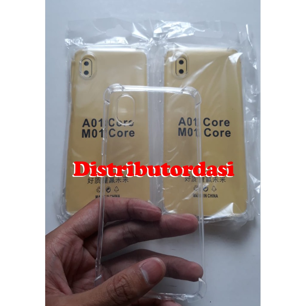 anticrack SOFTCASE CASE TPU SILIKON CASING samsung a01 ready stok