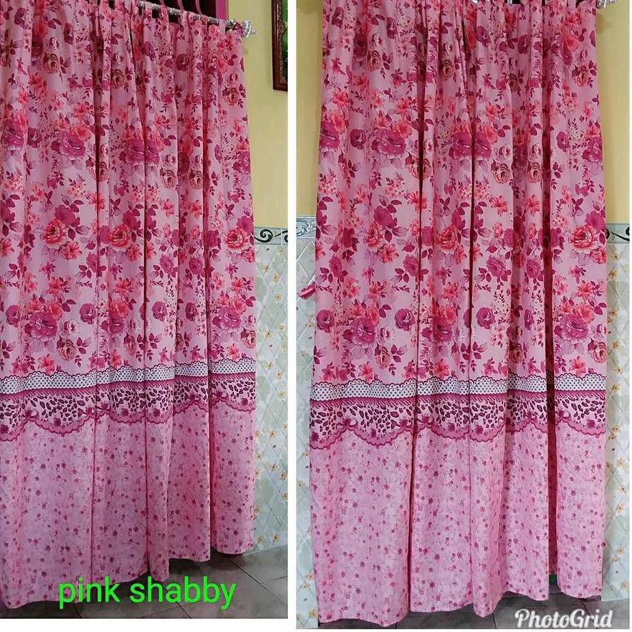 Best Produk LMK READY STOK... Hordeng Pintu Bunga & Karakter L80cm x T200cm( 1kg isi 6pcs) LQ MHP