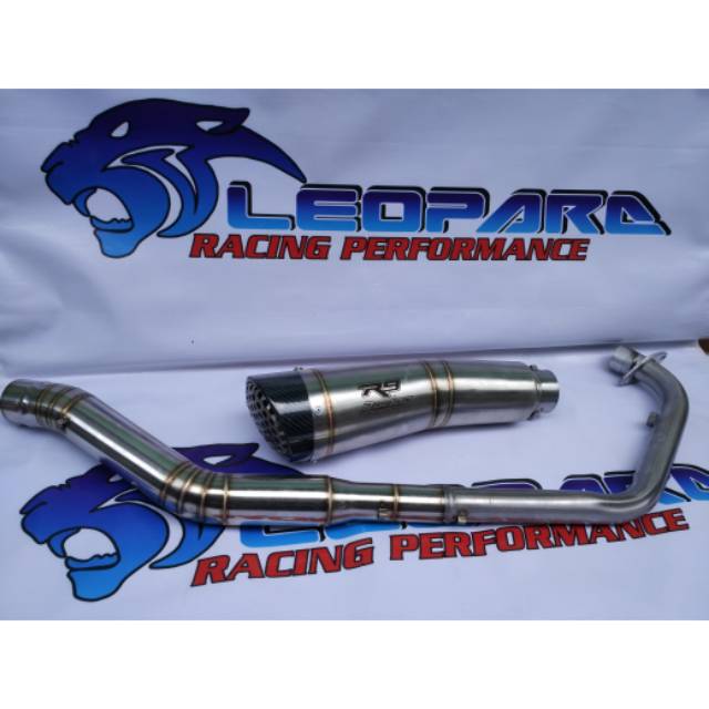 Kenalpot resing R9 H2 vixion r15 byson xabre gsx mxking fu gtr cbr cb150 verza megapro sonic dll