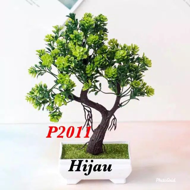 COD /TM99 BUNGA PLASTIK PAJANGAN BUNGA ARTIFISIAL HIASAN RUMAH  9 WARNA P2011-HIJAU