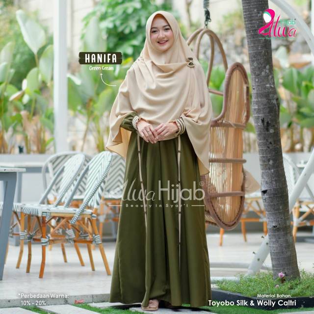 Gamis Hanifa Set By Alwa Hijab