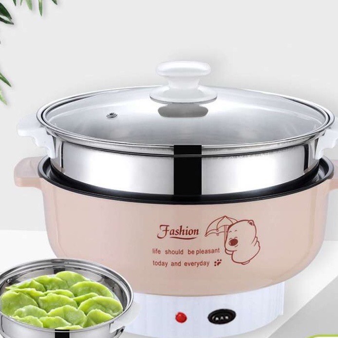 # HJ # Panci Elektrik 2.2 Liter Fry Pan Serbaguna Multi Fungsi High Quality / Panci Listrik 2,2 Liter