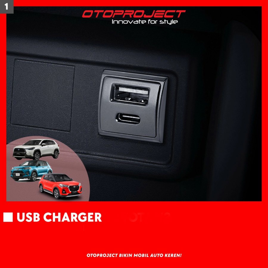USB CHARGER MOBIL DAIHATSU ROCKY MC