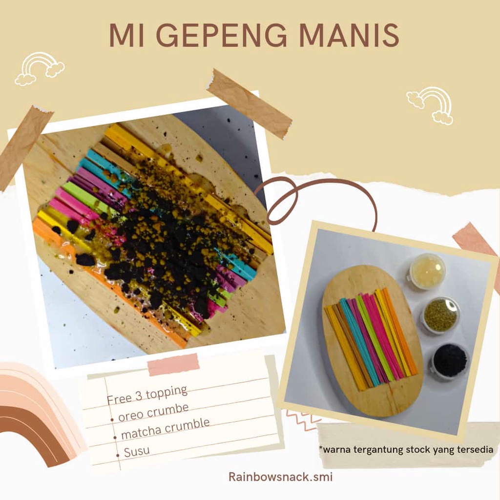 

Mi Gepeng Rainbow Manis BOX