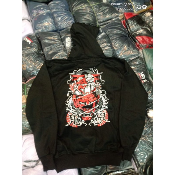 shockbreaker - L,XL,XXL - hitam -jaket sweater suiter hudie  suiter prostret