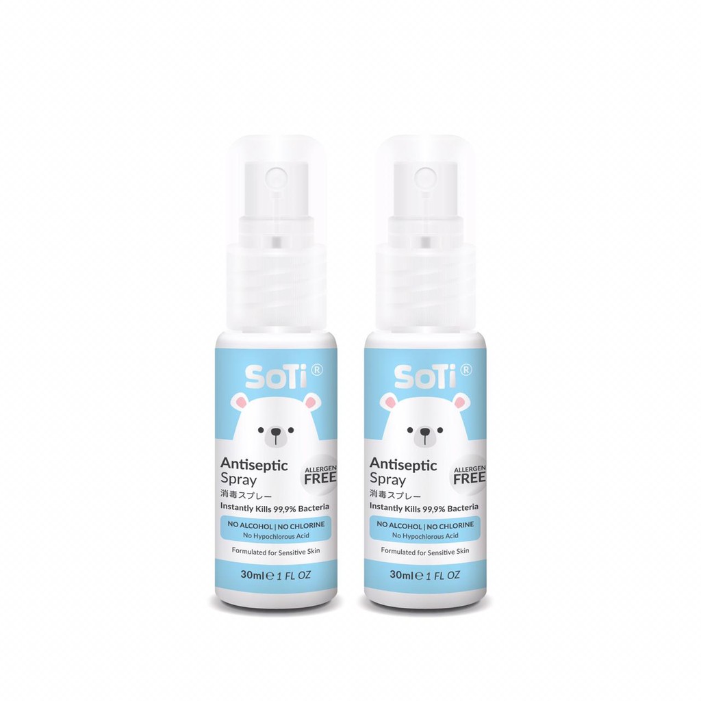 

Mini Duo Protect (2pcs SOTI® Antiseptic Spray 30ml)